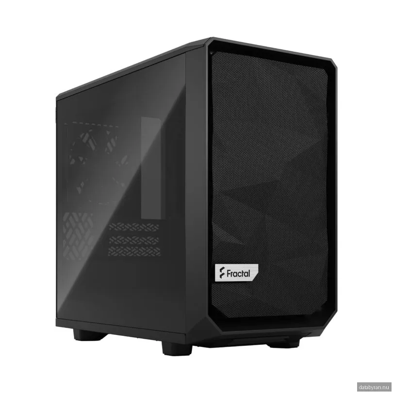 Fractal Design Meshify 2 Nano - Black TG Dark Tint - Chassi - Miditower - Svart