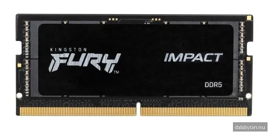 Kingston FURY Impact DDR5-4800 - 32GB - CL38 - Dual Channel (2 pcs) - Svart
