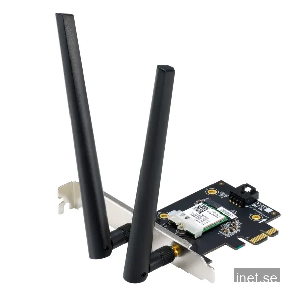 Asus PCE-AX1800 PCIe Network Adapter, BT 5.2, WiFi 6, 1800Mbps - Nätverkskort