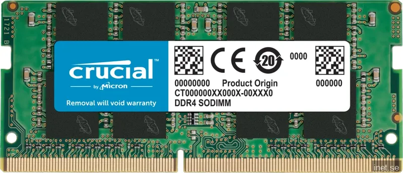 16 GB DDR4-3200 SODIMM Crucial, CL22