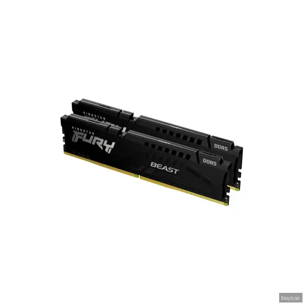 Kingston FURY Beast DDR5-5600 - 16GB - CL40 - Dual Channel (2 pcs) - Intel XMP - Svart