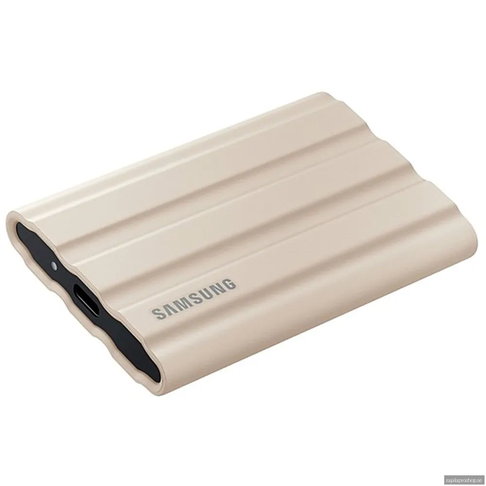 Samsung Portable SSD T7 Shield - 1TB - Beige - Extern SSD - USB 3.2 Gen 2