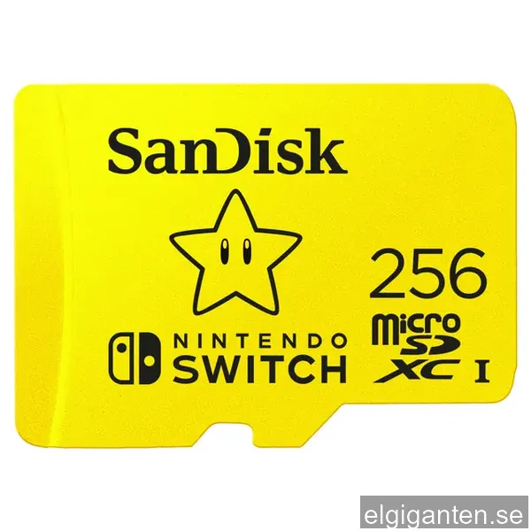 SANDISK Nintendo Switch microSD - 100MB/s - 256GB - Mario edition