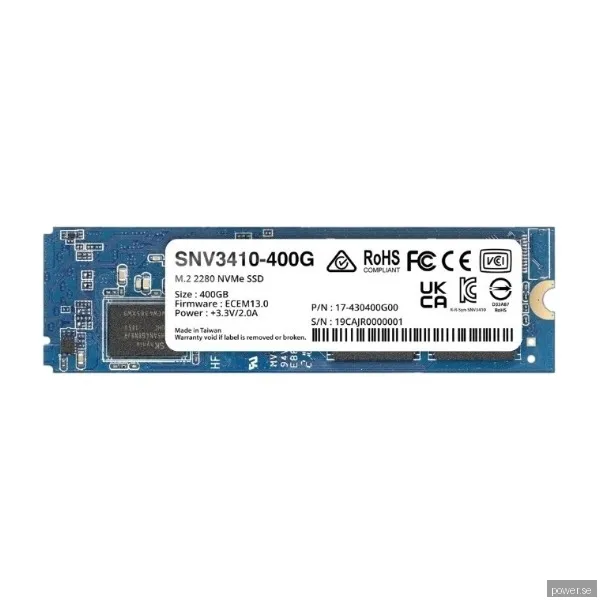 Synology SNV3410 M.2 NVMe SSD - 400GB