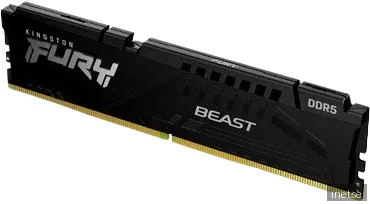 16 GB (1x16GB) DDR5-5600 Kingston FURY Beast Black CL40, XMP - Svart