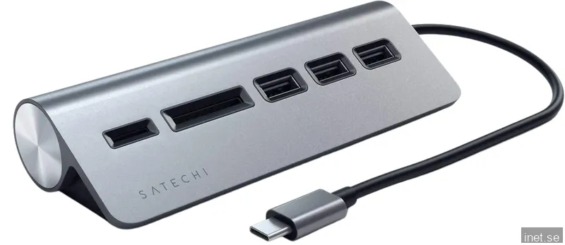 Satechi USB-C Combo Hub for Desktop USB Hub - 3 porte - Grey