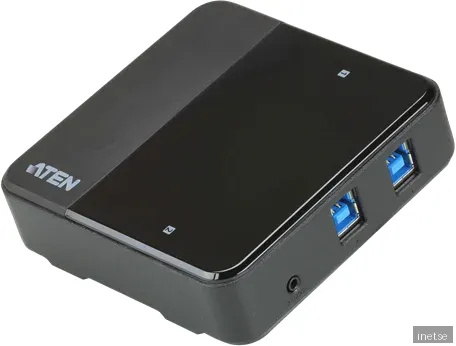 Aten US3324 2x4 USB 3.2 Gen1 perifer delningsbrytare, svart