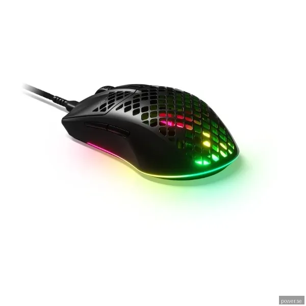 SteelSeries Aerox 3 (2022) gaming mus - svart
