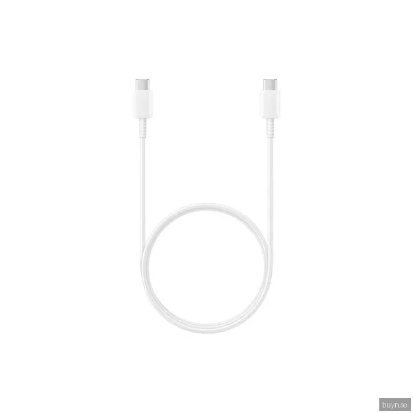 Samsung USB cable USB-C (M) to USB-C (M) USB 2.0 (Max 3A/25W) 1 m white