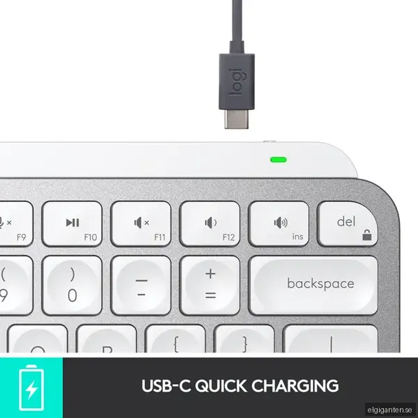 Logitech MX Keys Mini trådlöst tangentbord (grått)