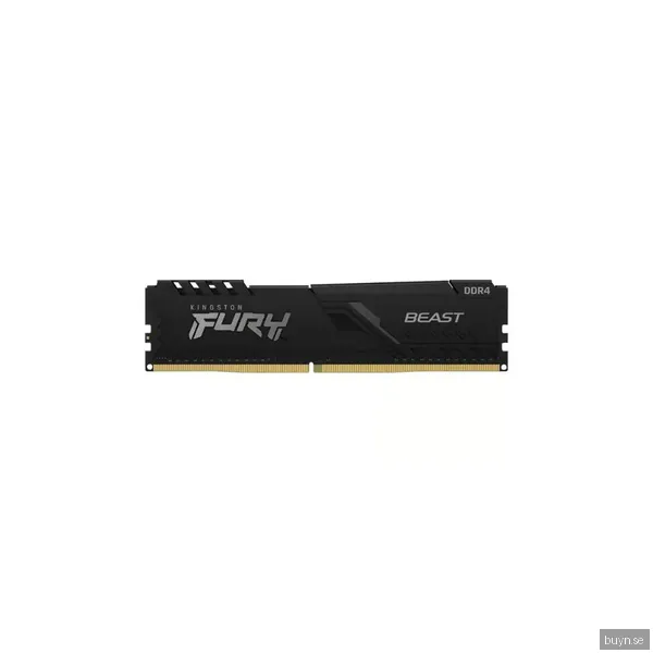 Kingston FURY Beast DDR4-3200 - 32GB - CL16 - Dual Channel (2 pcs) - Intel XMP - Svart