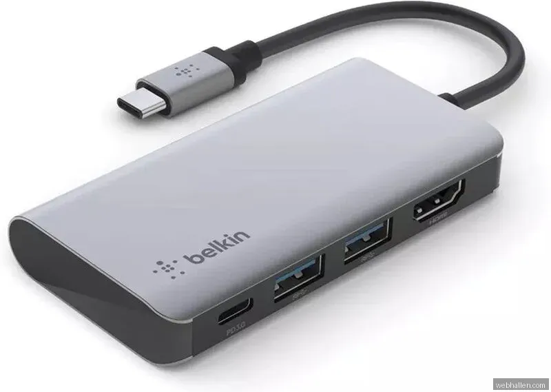 Belkin USB-C 4-i-1 adapter