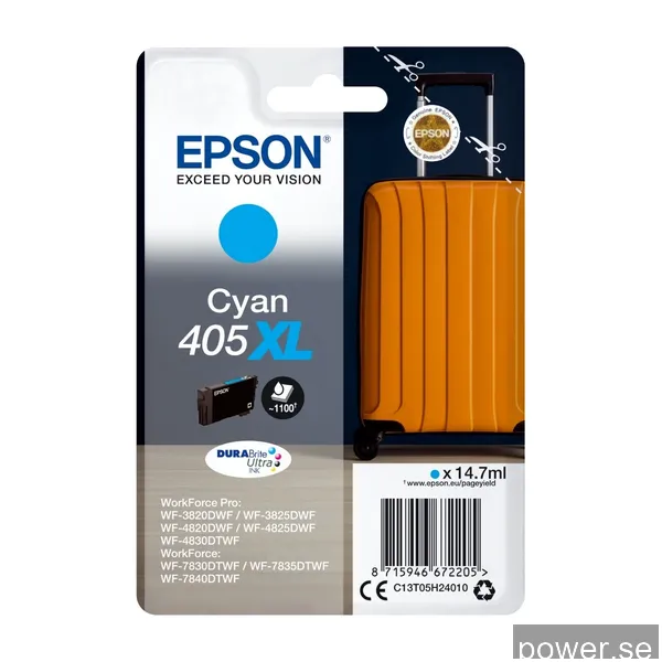 Epson 405XL - cyan - original - ink cartridge