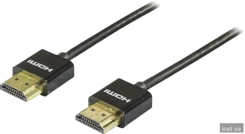 DELTACO - HDMI-kabel med Ethernet