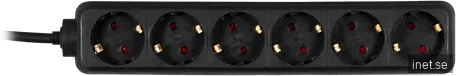 Deltaco GT-0623 - power strip - 3680 Watt