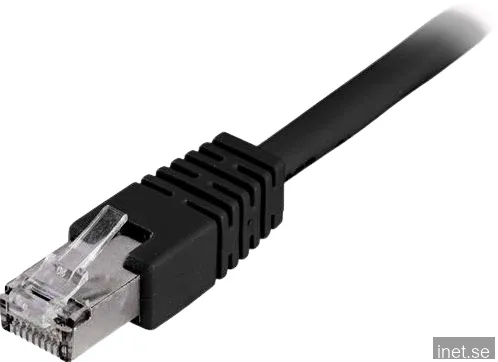 DELTACO TP-kabel Cat6 F/UTP Svart 50 m
