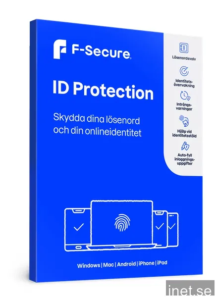 F-Secure Id Protection 1 år, 5 enheter (vid köp av dator)