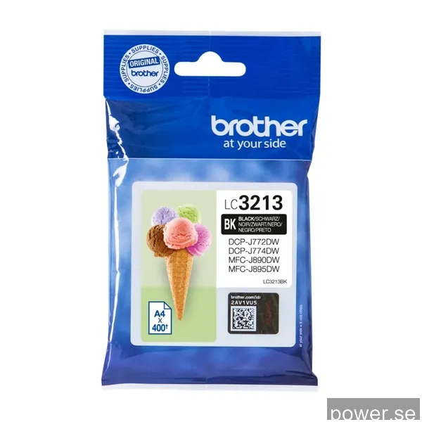 Brother LC-3213BK bläckpatroner Original Hög (Xl) Avkastning, svart