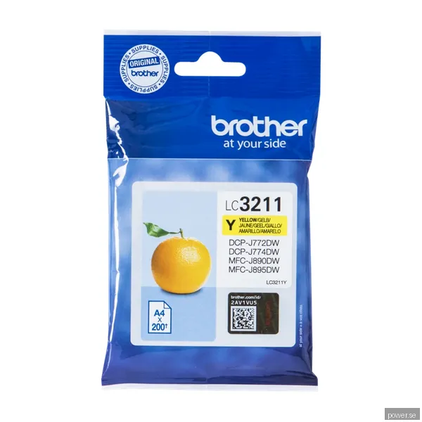 Brother LC-3211Y bläckpatron Original, gul