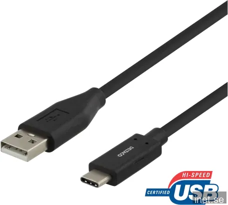 DELTACO USBC-1005M - USB-kabel