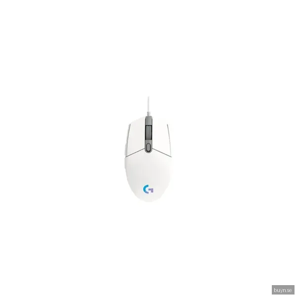 Logitech G203 Lightsync gaming mus (vit)