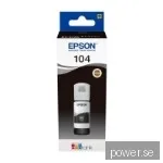 Epson T104, black EcoTank svart bläck