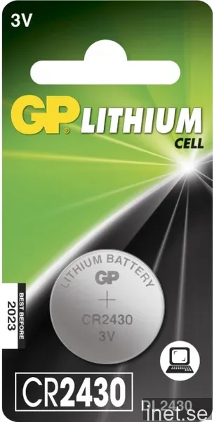 GP Litiumbatteri Knappcell CR2430 3V 1-P