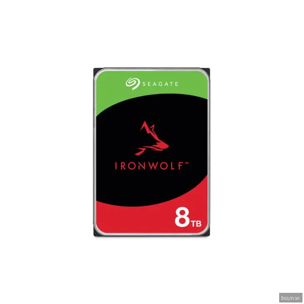 Seagate IronWolf - 8TB - Hårddisk - ST8000VN004 - SATA-600 - 3,5"