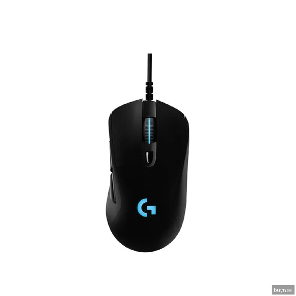 Logitech G403 HERO - Gamingmus - Optic - 6 knappar - Svart med RGB ljus