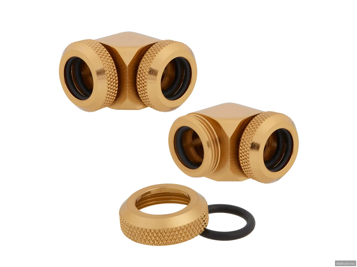 Corsair Hydro X Series XF Hardline 90° 12mm OD Gold