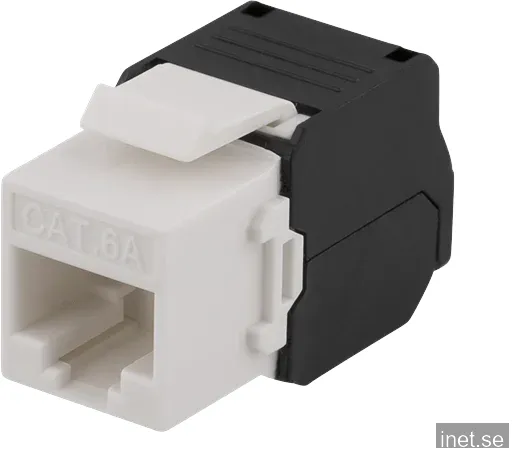 DELTACO Cat6A Keystoneuttag