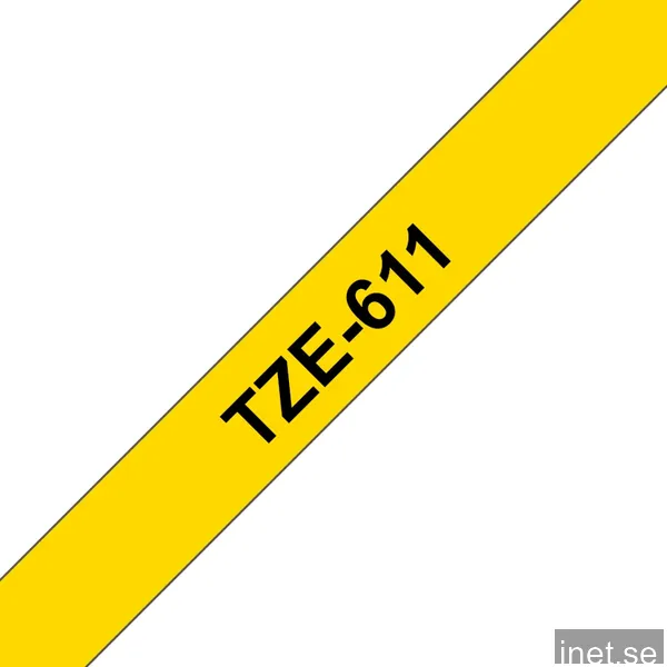 Brother TZE611 (laminerad tejp 6mm)