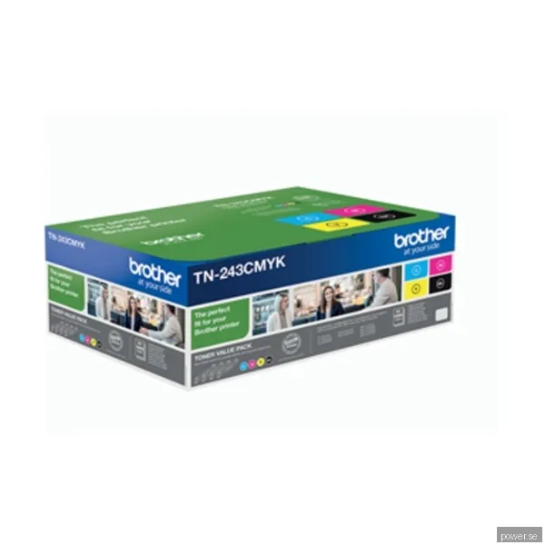 Brother TN243CMYK / TN 243CMYK Value Pack 4-Pack