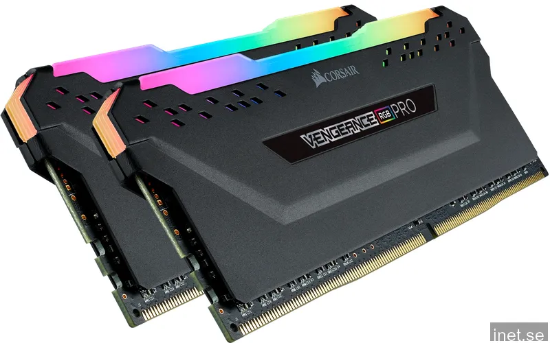 32 GB (2x16GB) DDR4-2666 Corsair Vengeance RGB Pro CL16 - Svart
