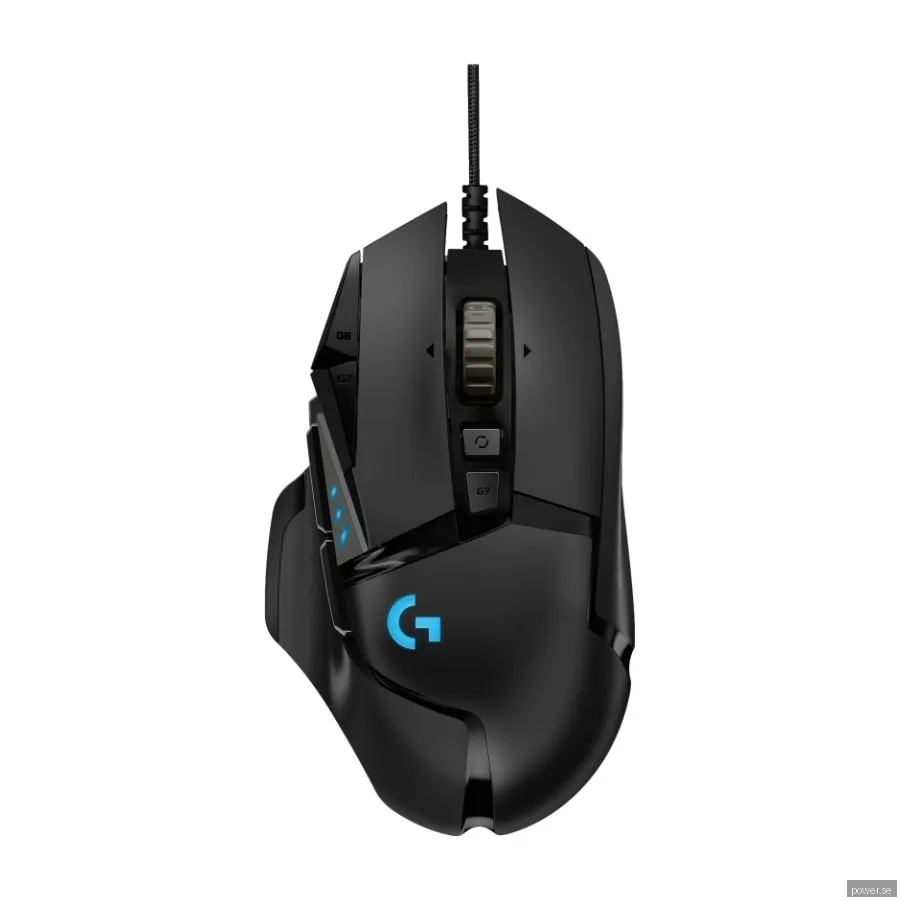 Logitech G502 Hero USB gamingmus (svart)