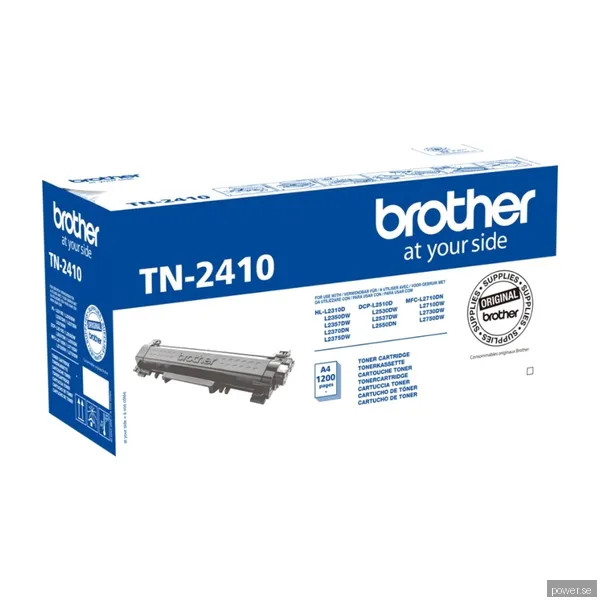 Brother toner TN-2410 Svart