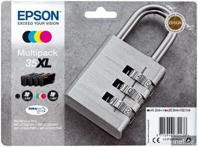 Epson 35XL Multipack (Black Yellow Cyan Magenta) Ink