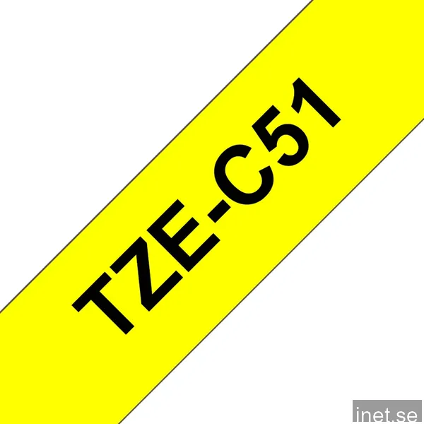 Brother TZeC51 (fluorescerande tejp 24mm)