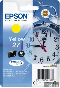 Epson 27 - 3.6 ml - gul