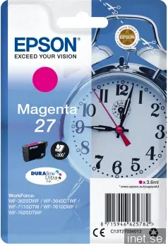 Bläckpatron Epson 27 Magenta