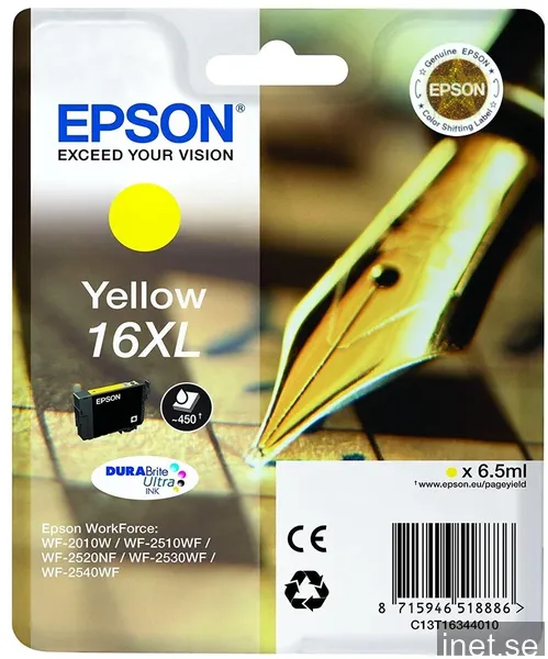 Epson 16XL Yellow Ink