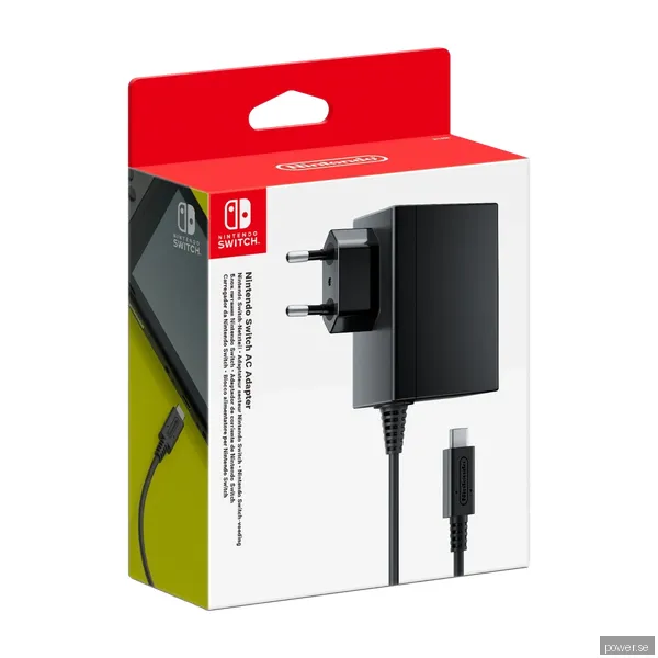Nintendo Switch AC strömadapter