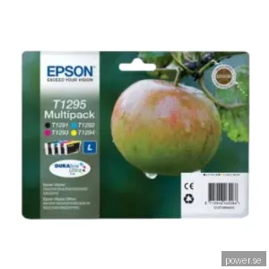 Epson T1295, Multipack 4 färger, 495 sid