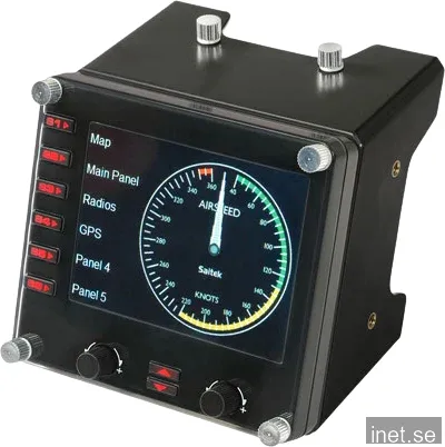 Logitech G Saitek Pro Flight Instrument Panel - Wired Flygsimulatorpanel - PC