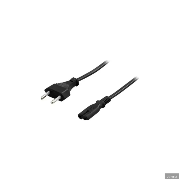 Deltaco Ojordad Patchkabel RJ45 Cat6 rak 1m Svart