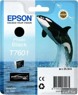 Epson T7601 Foto Svart
