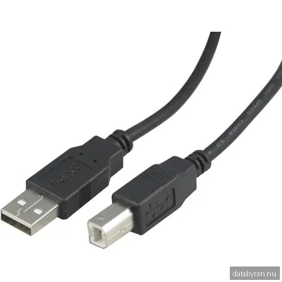 DELTACO - USB-kabel - USB (hane) till USB typ B (hane)