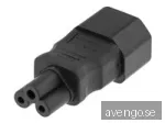 Deltaco DEL-1011 - Adapter för effektkontakt