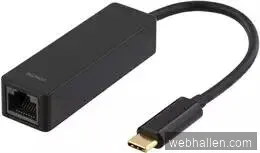 Deltaco Gigabit-nätverkskort USB-C