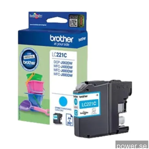 Brother LC221C bläck, cyan